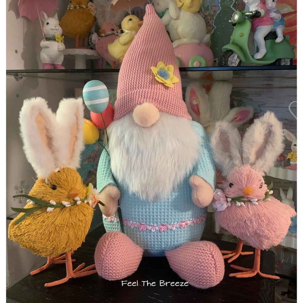 Easter Gnome & 2 Sisal Chick Bundle